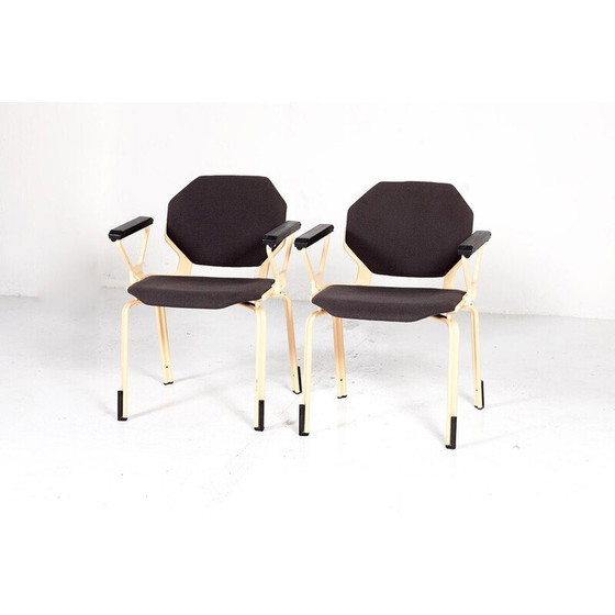 Image 1 of Pair of vintage office armchairs by Froscher for Sitform, 1970