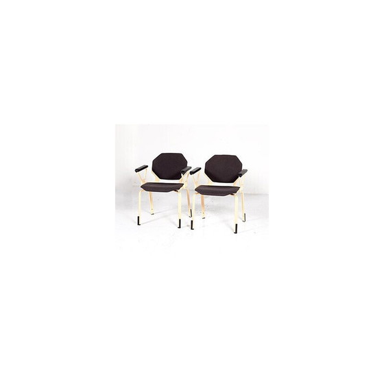 Image 1 of Pair of vintage office armchairs by Froscher for Sitform, 1970