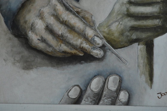 Image 1 of Pintura al óleo del pintor holandés Joop Serno (Firmada)