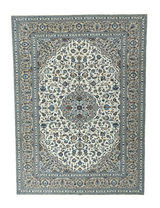 Hand-knotted Keshan cork oriental rug - 403 X 296 Cm