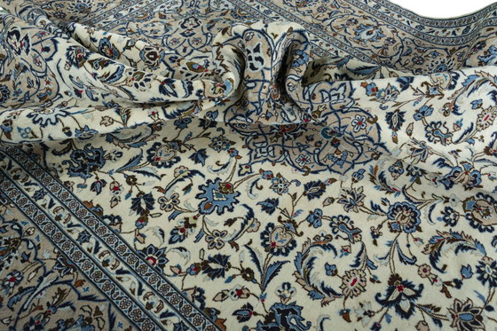 Image 1 of Alfombra oriental de corcho Keshan anudada a mano – 403 x 296 cm