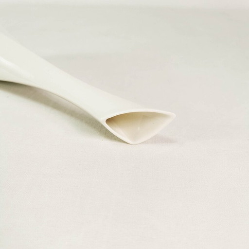 Jarrón de porcelana vintage de Peter Muller para Sgrafo Modern, Alemania, 1960