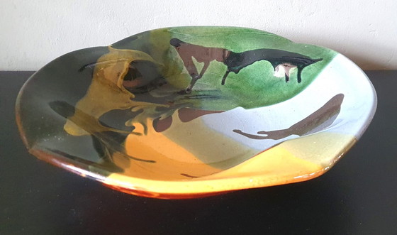 Image 1 of Vallauris bowl series Patera from Spanish Vallauris.