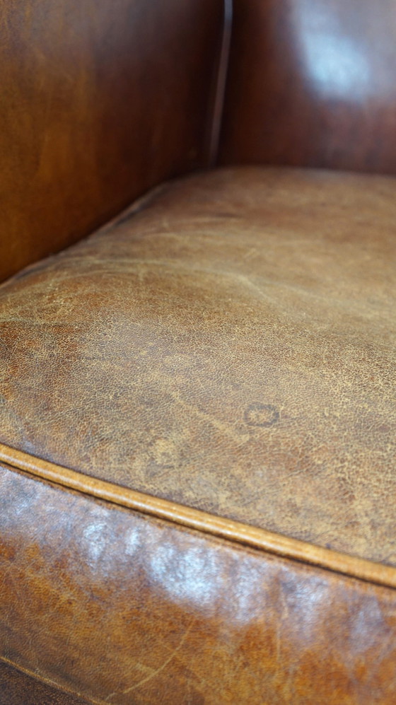 Image 1 of 2 X Sheep Leather Armchair