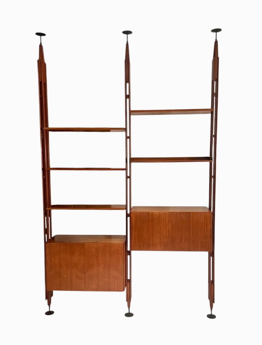 Bookcase Lb7 "Infinito" By Franco Albini For Poggi, Italy 1957