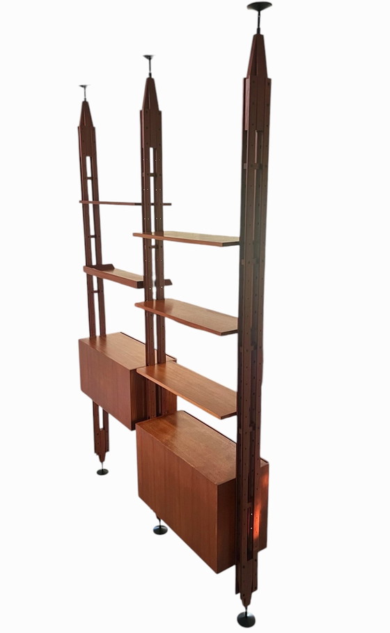 Image 1 of Bookcase Lb7 "Infinito" By Franco Albini For Poggi, Italy 1957