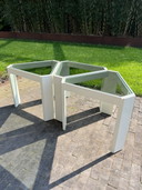 3x Table d'appoint Poroda Arredi