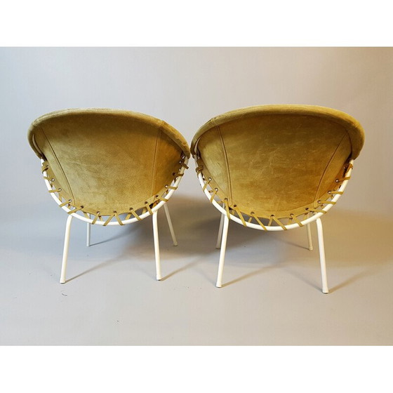 Image 1 of Vintage German set of 2 lounge chairs for Lusch & Co