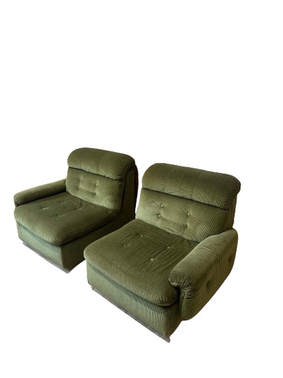 Image 1 of Eléments vintage canapé 2 places / fauteuils