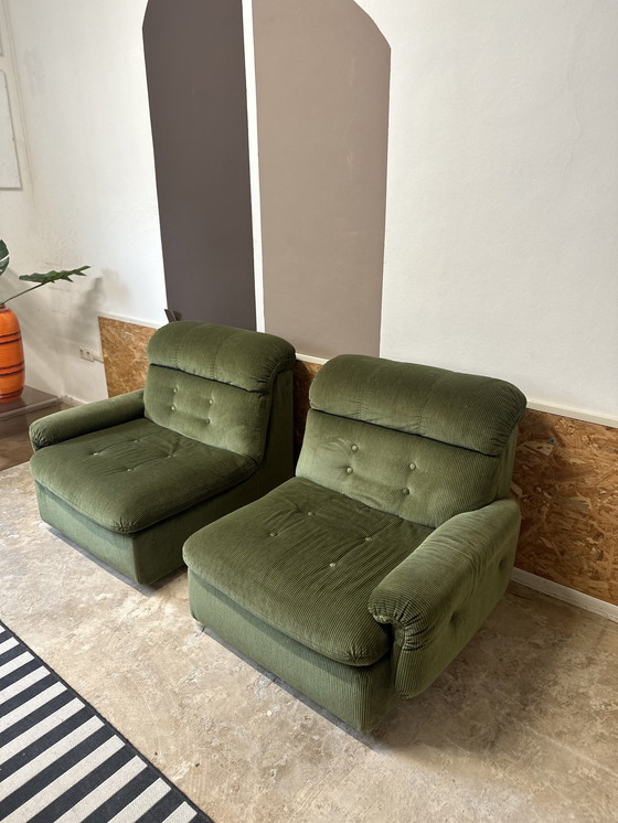 Image 1 of Divano/poltrone a 2 posti con elementi vintage