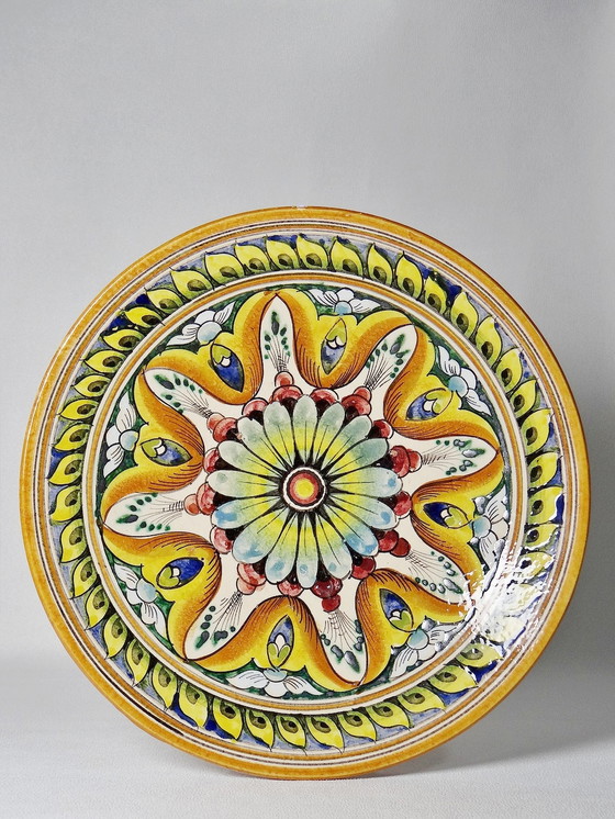 Image 1 of Decorative dish in handmade vintage terracotta