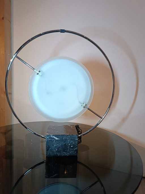 Saturn lamp by Maison Lucien Gau