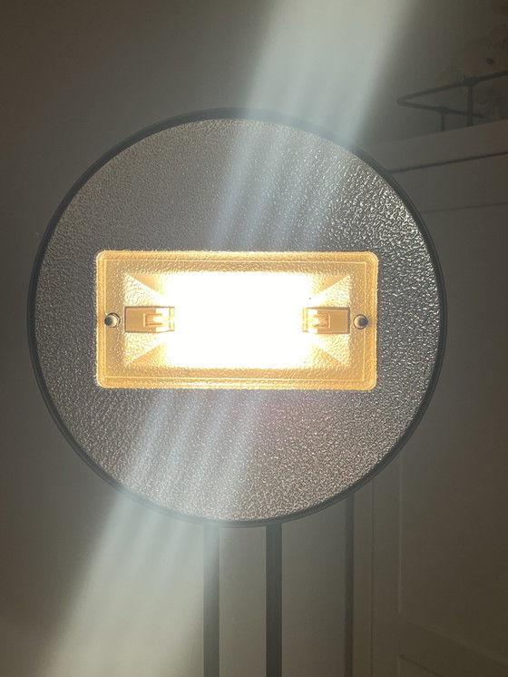 Image 1 of Lampada da terra vintage in rovere/bronzo danese