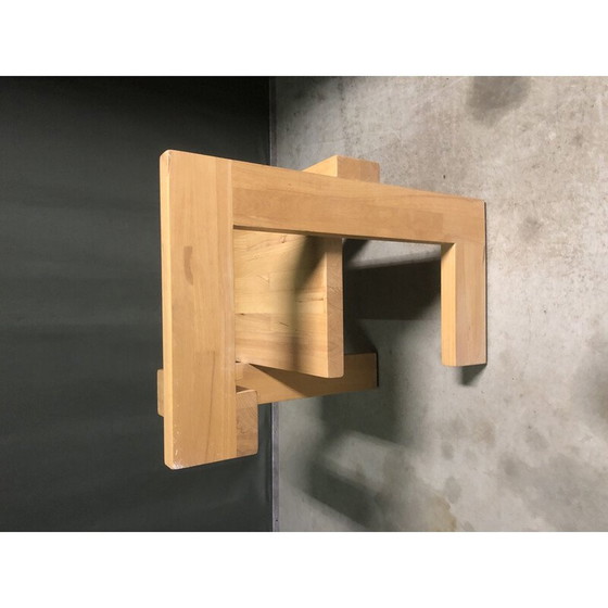 Image 1 of Pair of vintage Steltman hardwood chairs