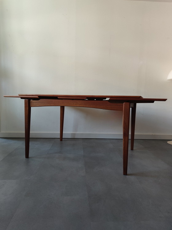 Image 1 of Vintage Danish Dining Table In Teak