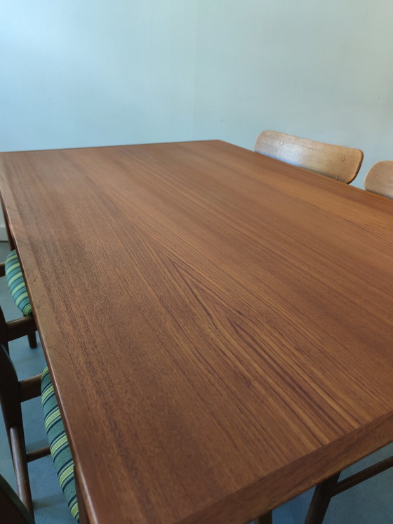 Image 1 of Vintage Danish Dining Table In Teak