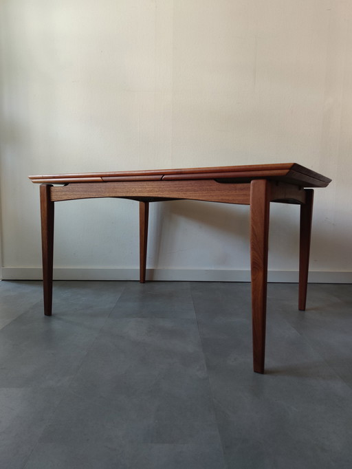 Vintage Danish Dining Table In Teak