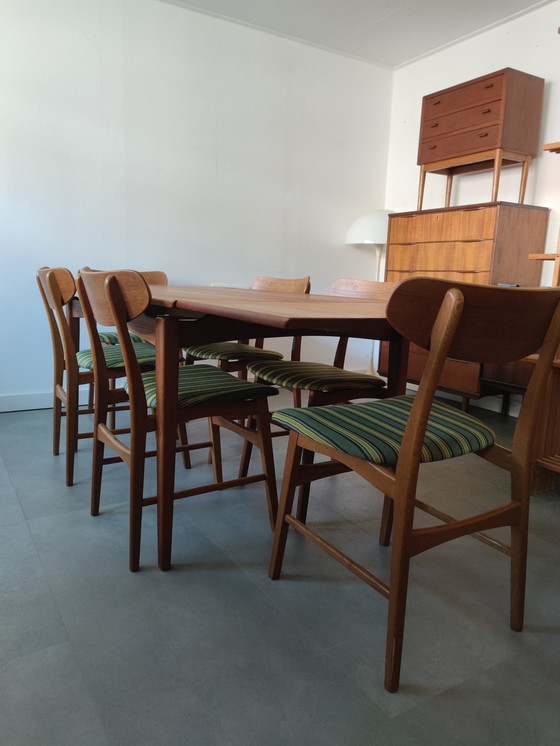 Image 1 of Vintage Danish Dining Table In Teak