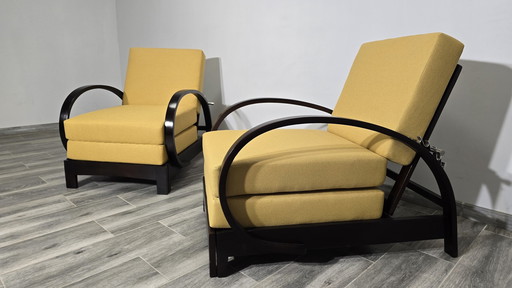 Art Deco Armchairs By Jindrich Halabala