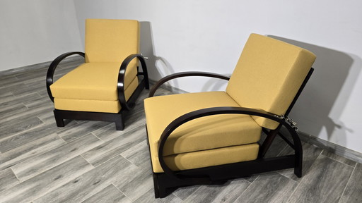 Art Deco Armchairs By Jindrich Halabala