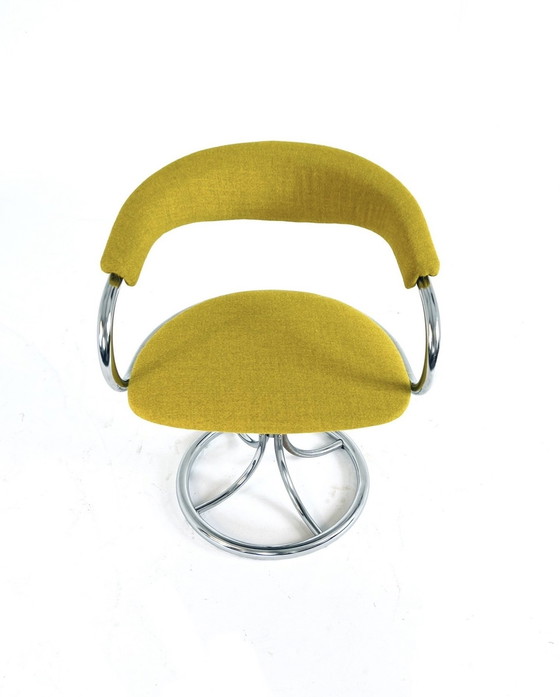 Image 1 of Tube Frame Swivel Chair