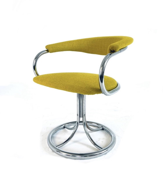 Image 1 of Tube Frame Swivel Chair