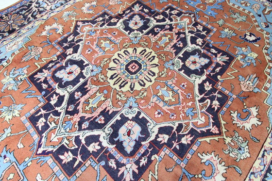 Image 1 of Original hand-knotted Persian carpet Heriz/Heris 345 X 250 Cm Top condition