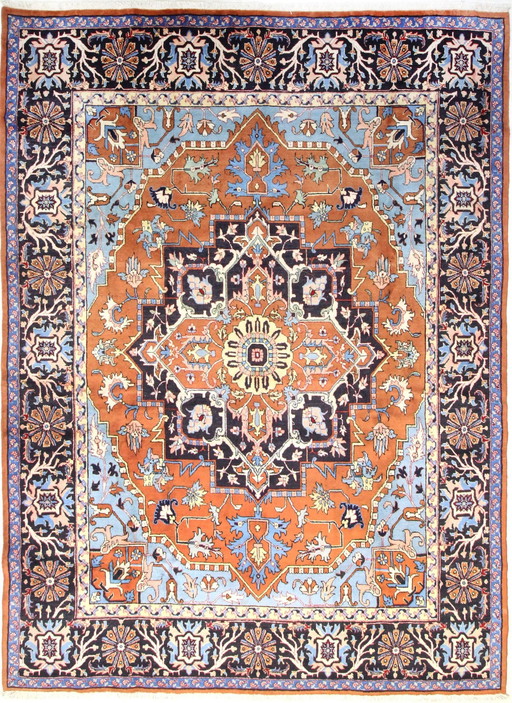 Original hand-knotted Persian carpet Heriz/Heris 345 X 250 Cm Top condition