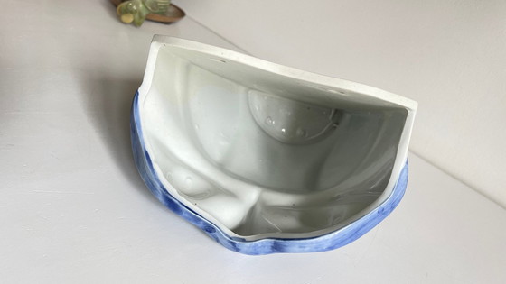 Image 1 of Vaso da fiori vintage in porcellana cinese a forma di gufo