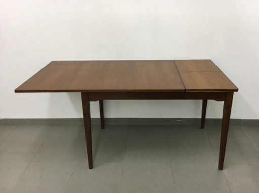 Top Form extendable dining table teak wood, 1960’s