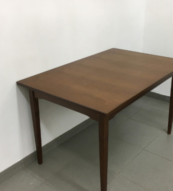 Image 1 of Top Form extendable dining table teak wood, 1960’s