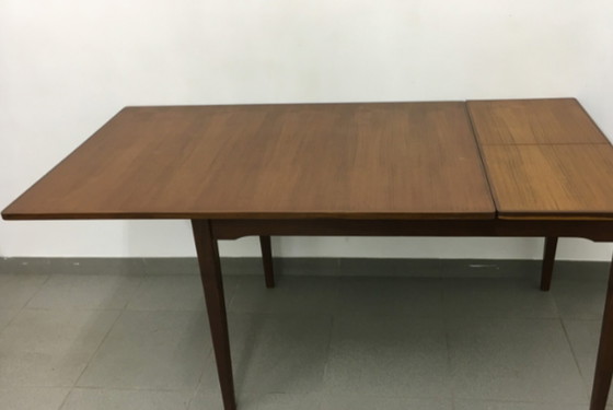 Image 1 of Top Form extendable dining table teak wood, 1960’s