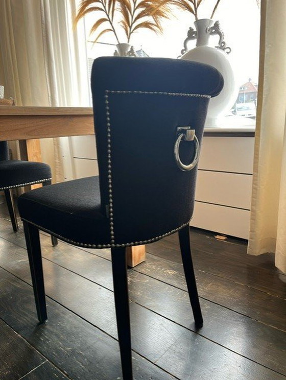 Image 1 of 6x Eichholz dining chair Key Largo Black Velvet