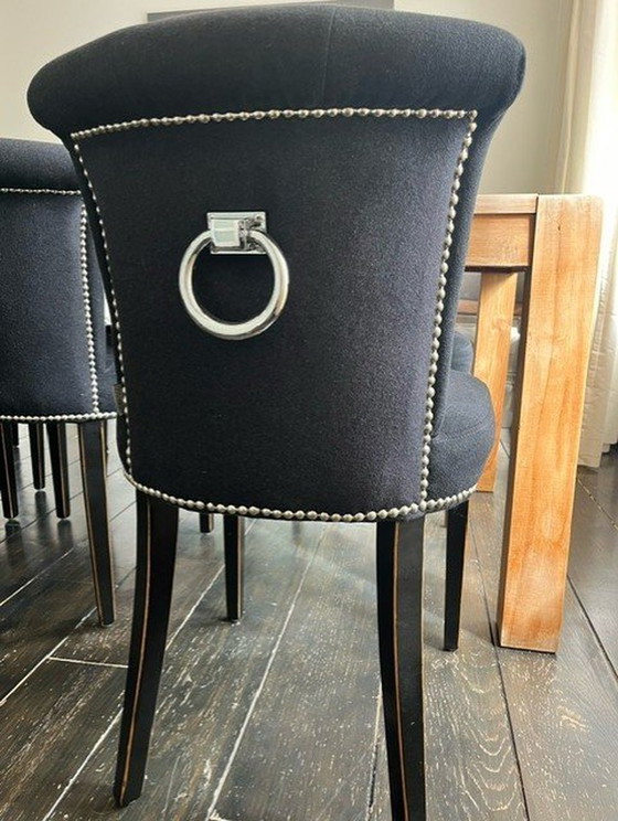 Image 1 of 6x Eichholz dining chair Key Largo Black Velvet