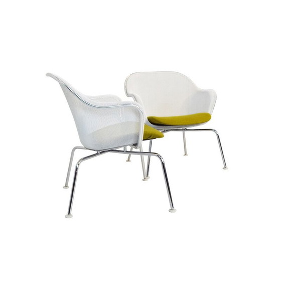 Image 1 of Pair of Vintage Iuta side chairs by Antonio Citterio B&B Italia