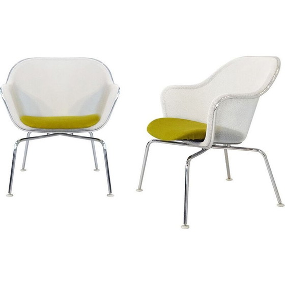 Image 1 of Pair of Vintage Iuta side chairs by Antonio Citterio B&B Italia