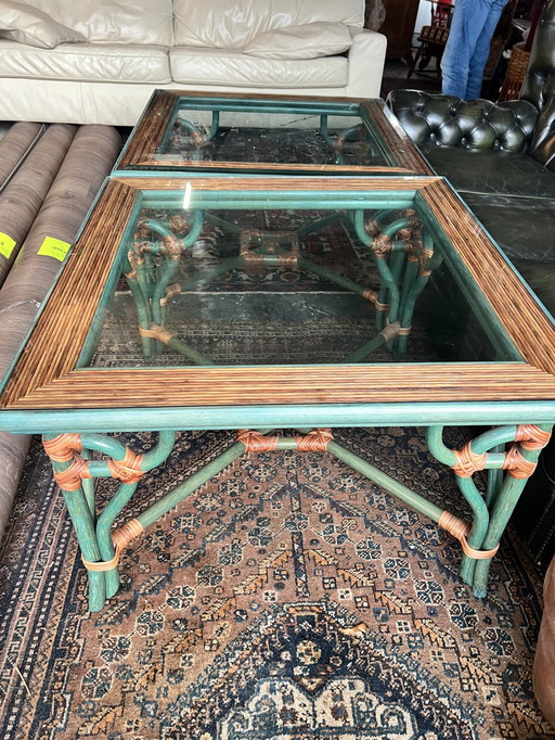 Vintage Design Bamboo Coffee Table