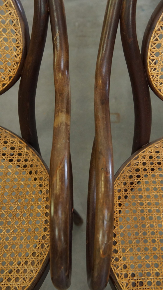 Image 1 of 4 X Art Nouveau Bistro Chair