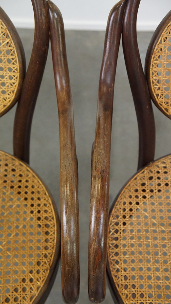 Image 1 of 4 X Art Nouveau Bistro Chair