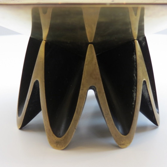 Image 1 of 1960s Walter Bosse And Herta Baller Candle Holder Brass And Cast Vienna Austria