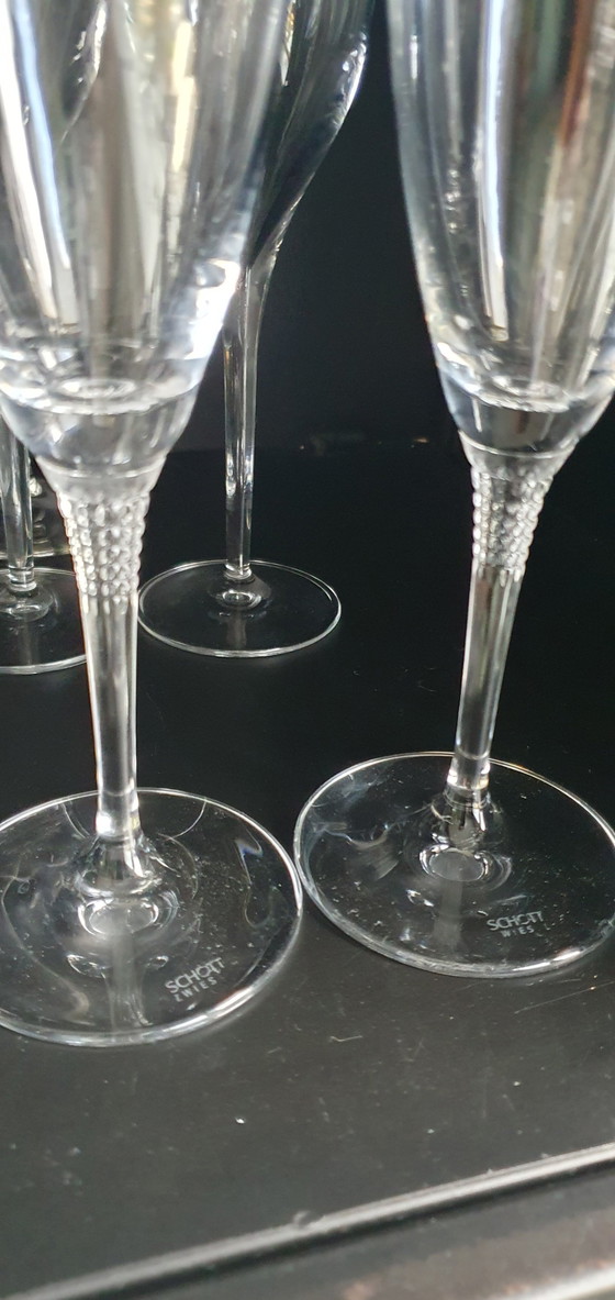 Image 1 of 13x Schott Swiezel Wine And Champagne Glasses