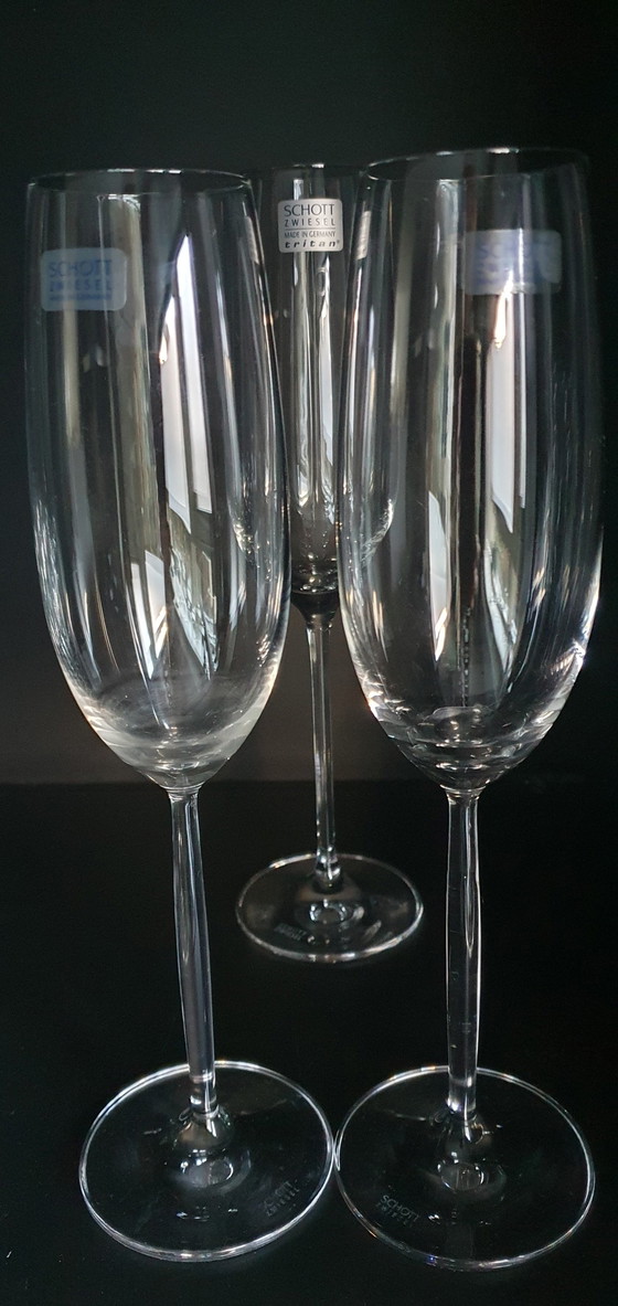 Image 1 of 13x Schott Swiezel Wine And Champagne Glasses