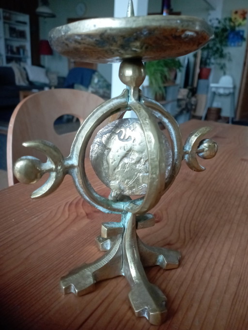 Old Brass Candlestick