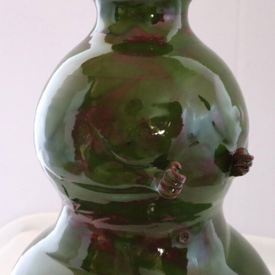 Image 1 of Vintage ceramic anthropomorphic lamp for Michel Argans, 1990