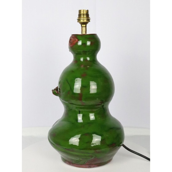 Image 1 of Vintage ceramic anthropomorphic lamp for Michel Argans, 1990