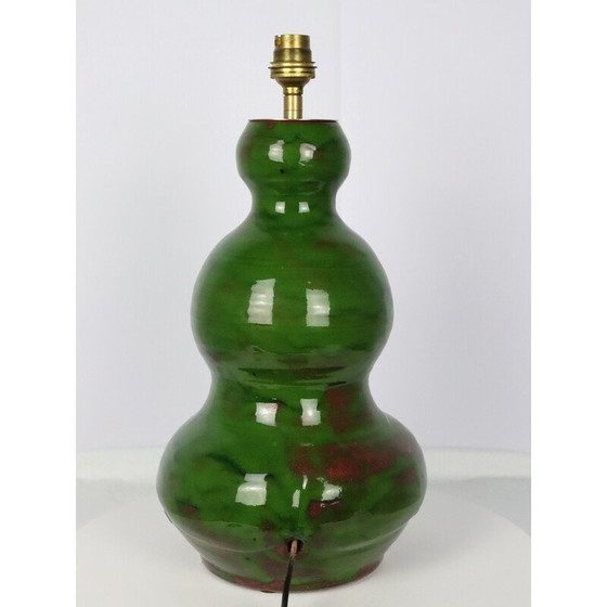 Image 1 of Vintage ceramic anthropomorphic lamp for Michel Argans, 1990