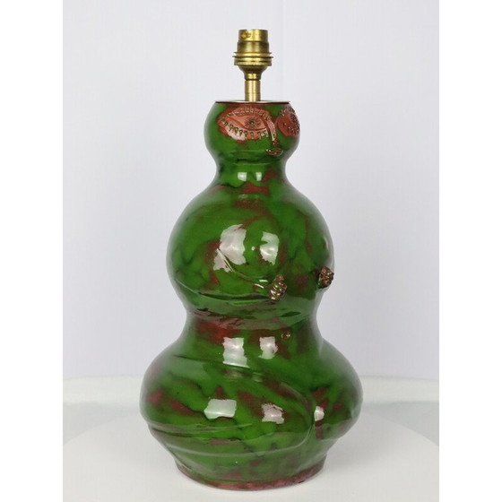 Image 1 of Vintage ceramic anthropomorphic lamp for Michel Argans, 1990