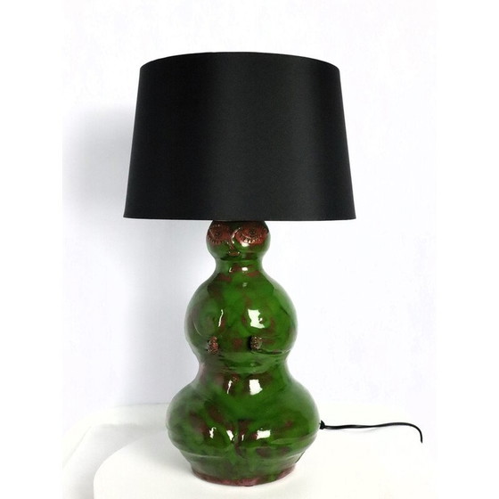 Image 1 of Vintage ceramic anthropomorphic lamp for Michel Argans, 1990