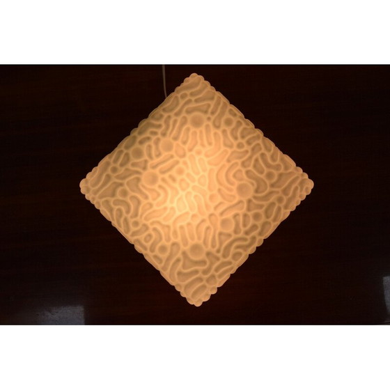 Image 1 of Vintage wall lamp in milk glass and metal, Czechoslovakia 1970
