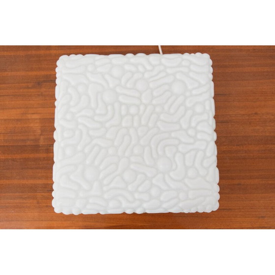 Image 1 of Vintage wall lamp in milk glass and metal, Czechoslovakia 1970